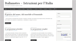 Desktop Screenshot of italianotes.org